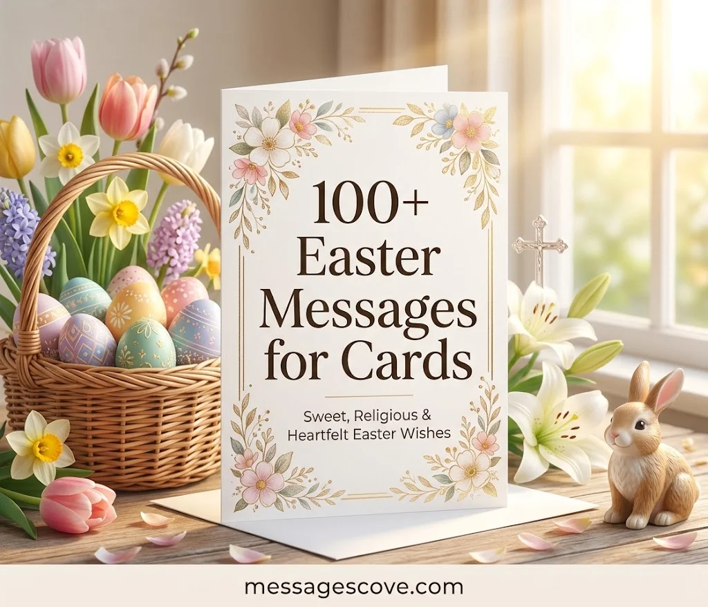 100+ Easter Messages for Cards Sweet, Religious & Heartfelt Easter Wishes for Everyone