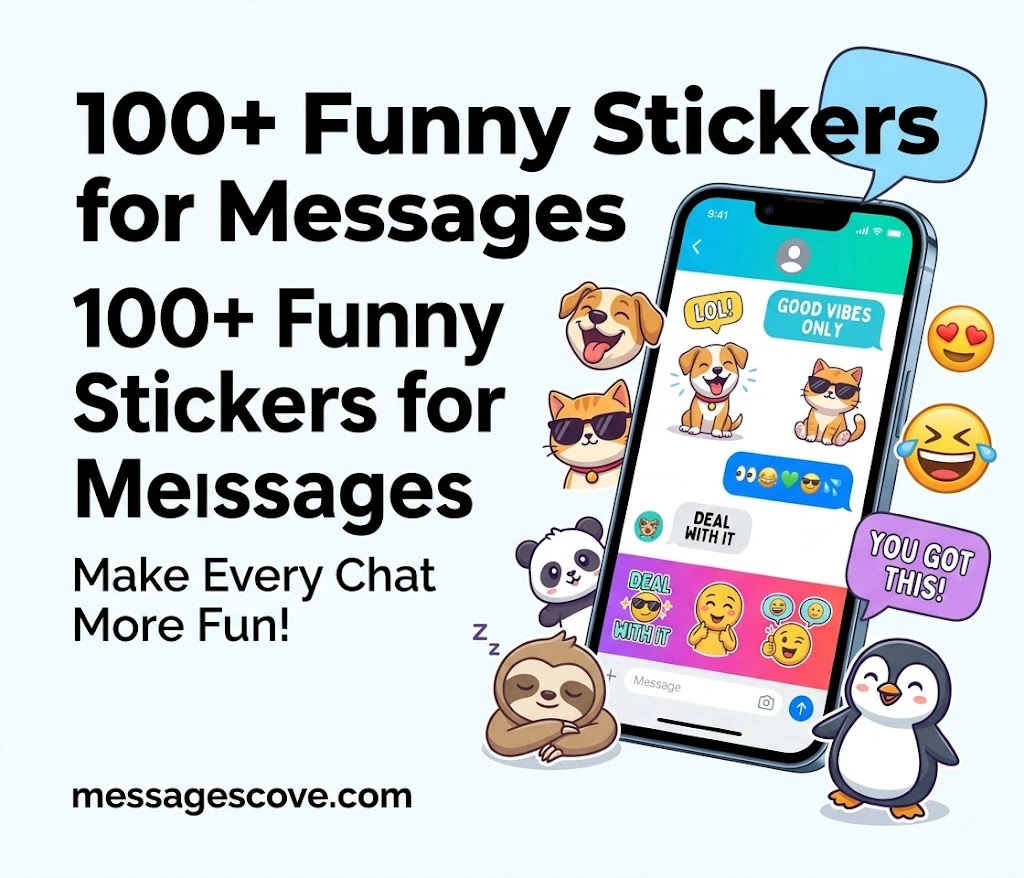 100+ Funny Stickers for Messages to Make Every Chat More Fun