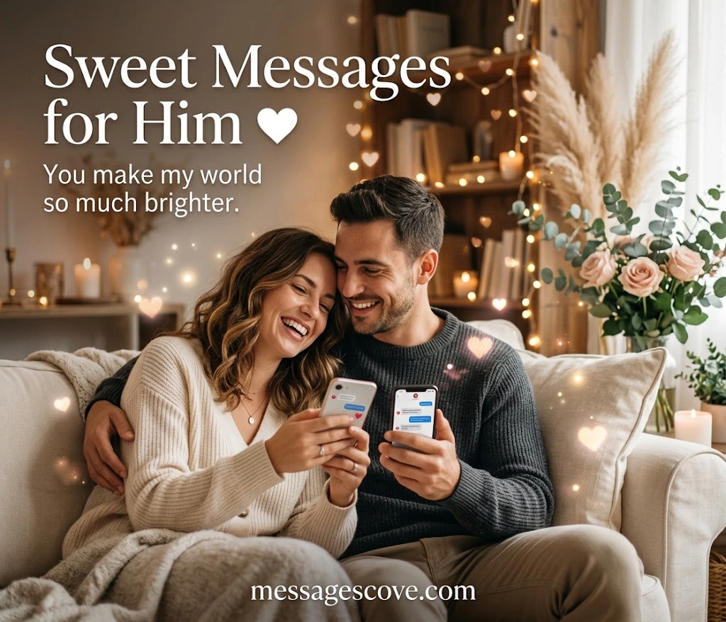 100+ Sweet Messages for Him to Make His Heart Smile and Feel Truly Loved