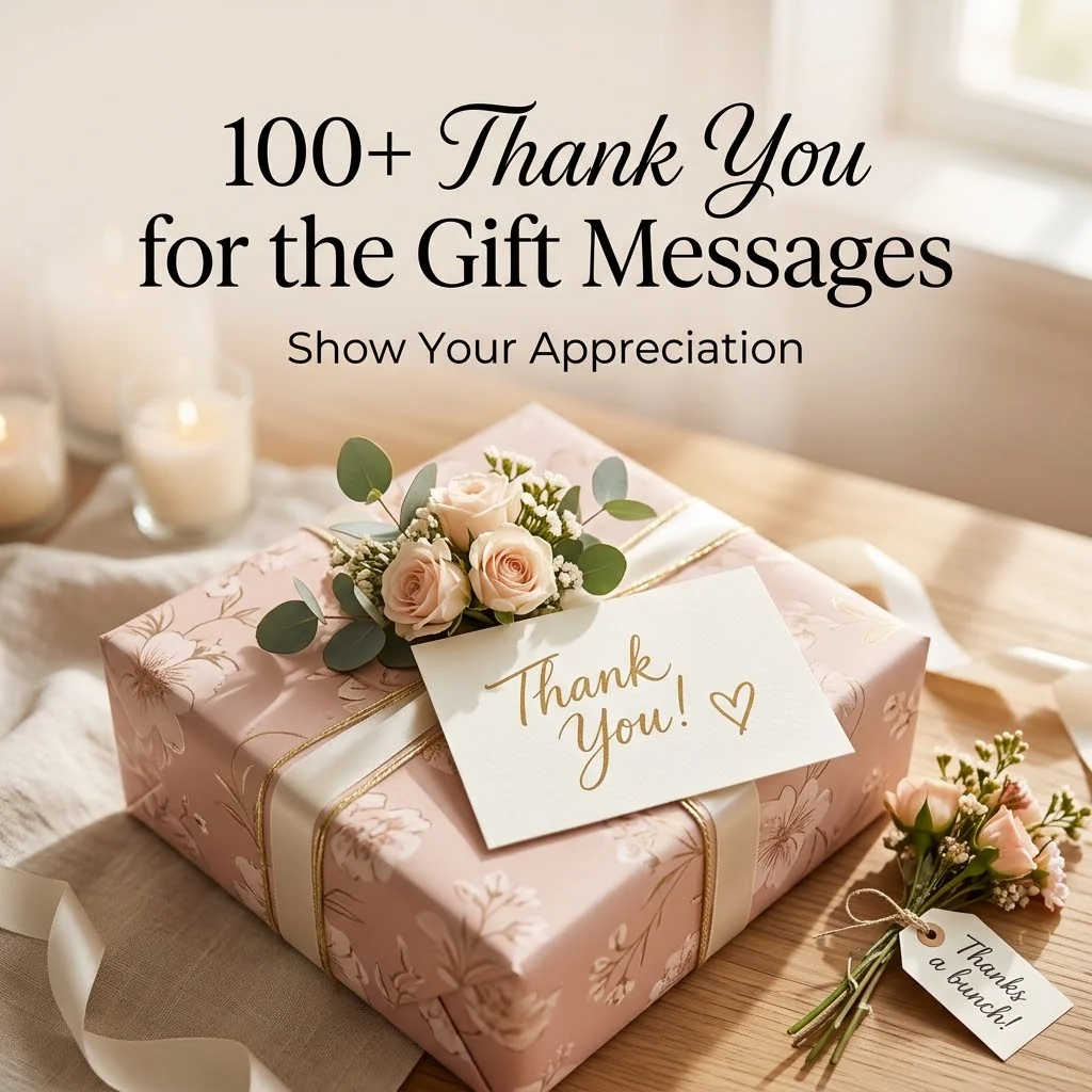 100+ Thank You for the Gift Messages to Show Your Appreciation