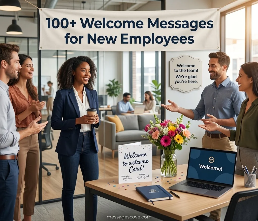 100+ Welcome Messages for New Employees to Make Their First Day Special