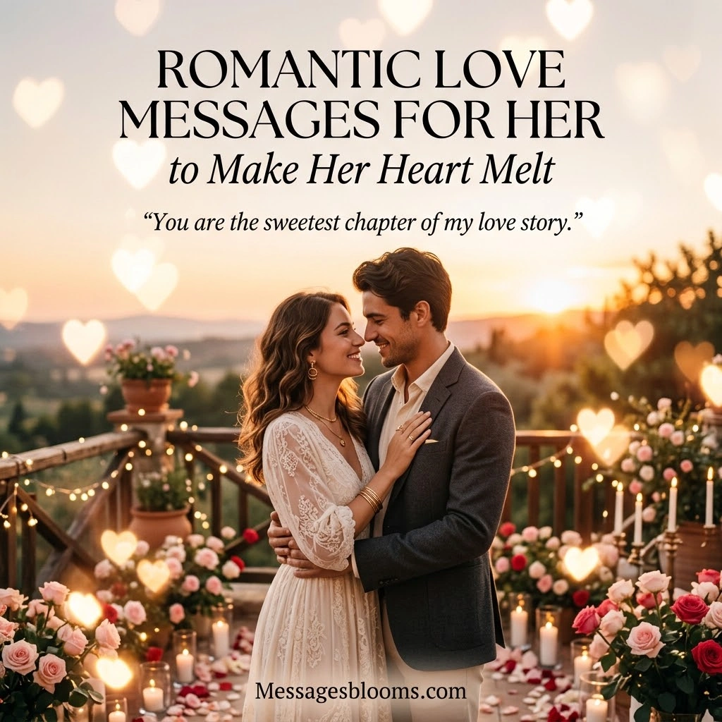 150+ Romantic Love Messages for Her to Make Her Heart Melt