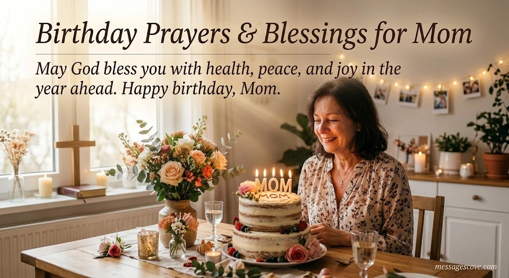 Birthday Prayers and Blessings for Mom