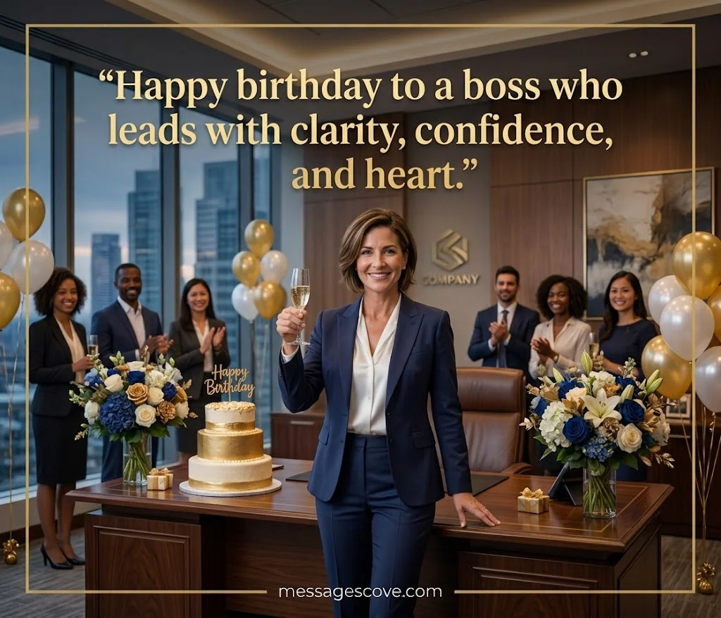 Birthday wishes for female boss