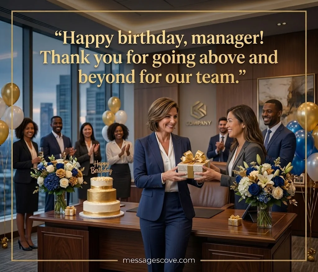 Birthday wishes for manager or supervisor
