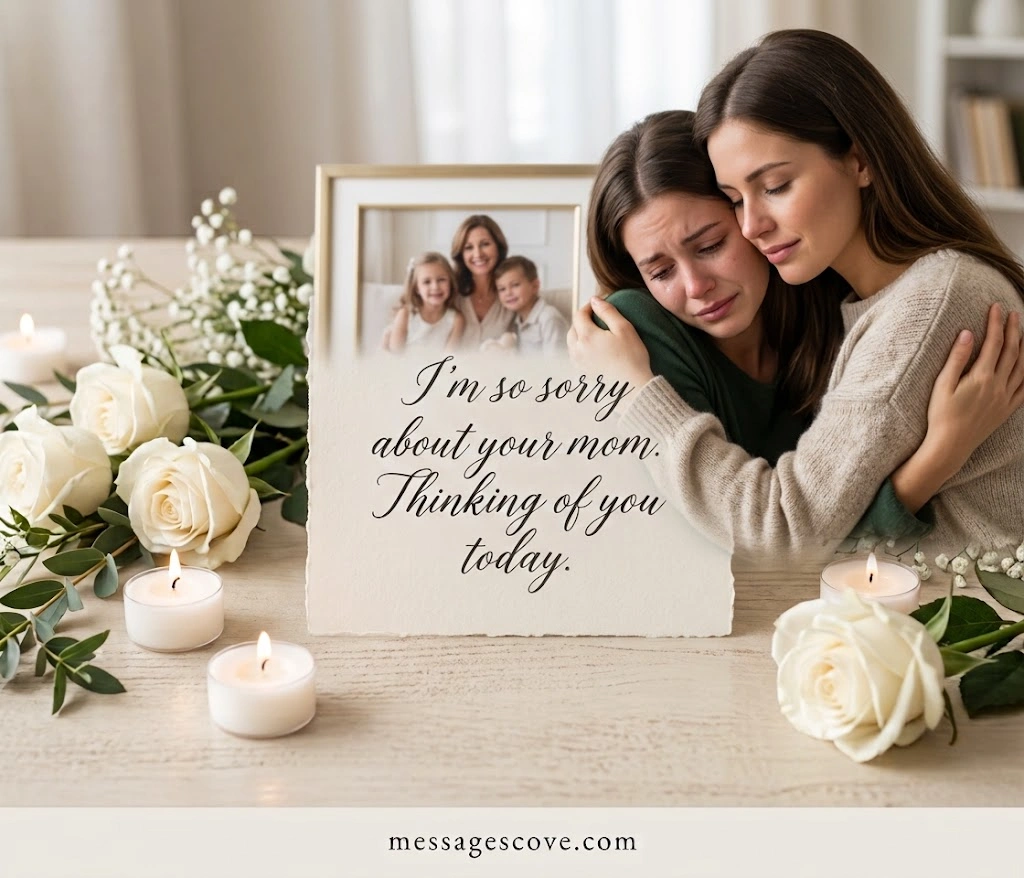Condolence Messages for a Mother's Death by Situation and Faith