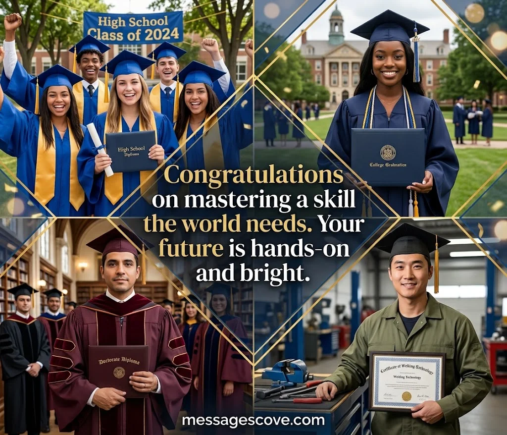 Elegant Graduation Congratulations Quotes