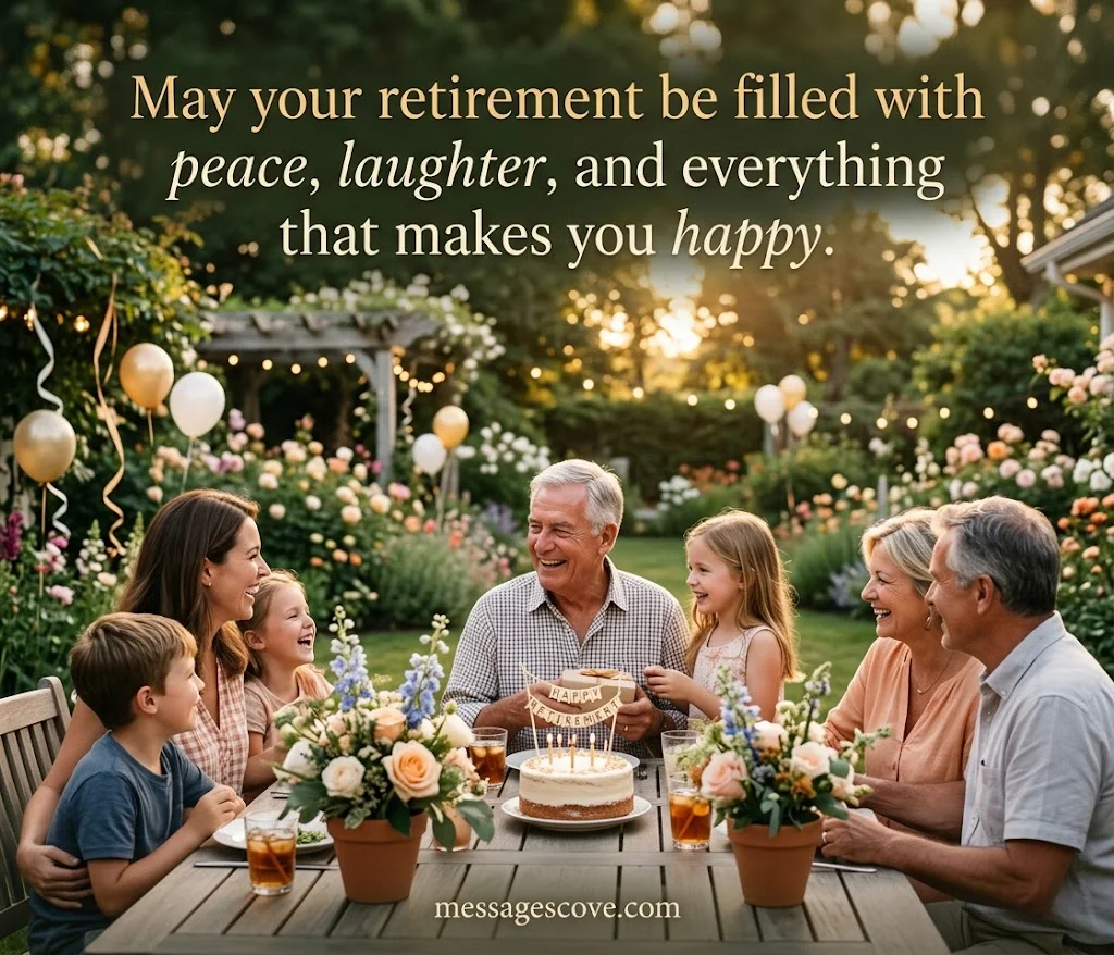 Family retirement messages