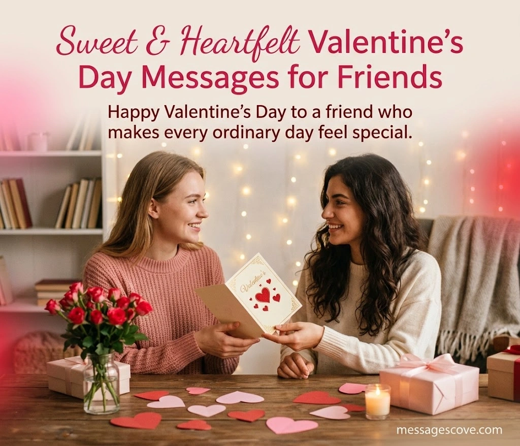Sweet & Heartfelt Valentine's Day Messages for Friends