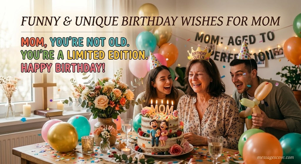 Funny and Unique Ways to Wish Mom Happy Birthday