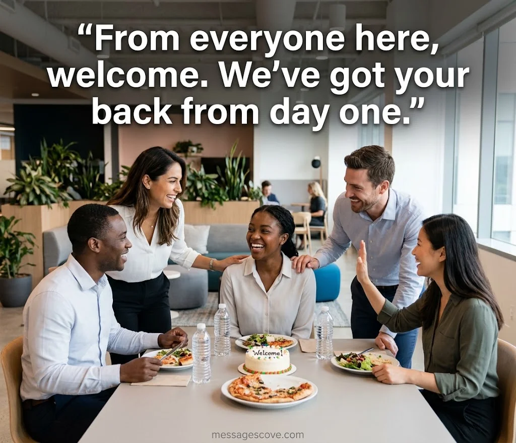 Funny and lighthearted welcome messages