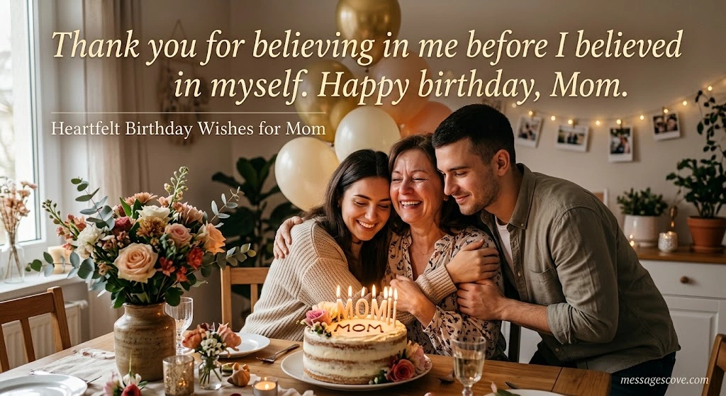 Heartfelt Birthday Wishes for Mom from Daughter and Son