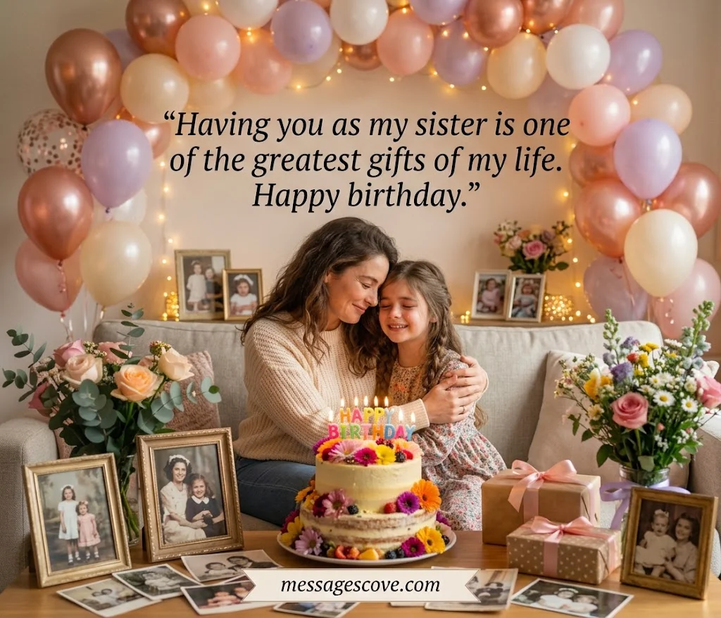 Long & Unforgettable Birthday Messages for Sister