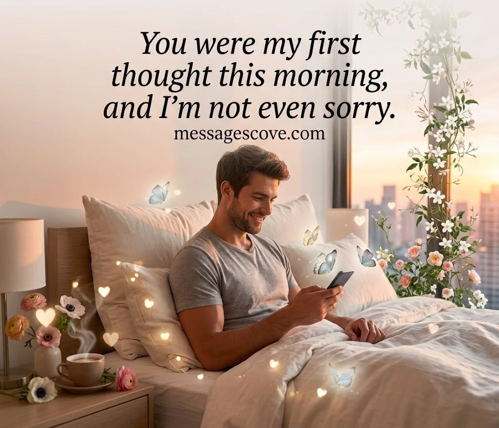 Morning Texts to Give Him Butterflies