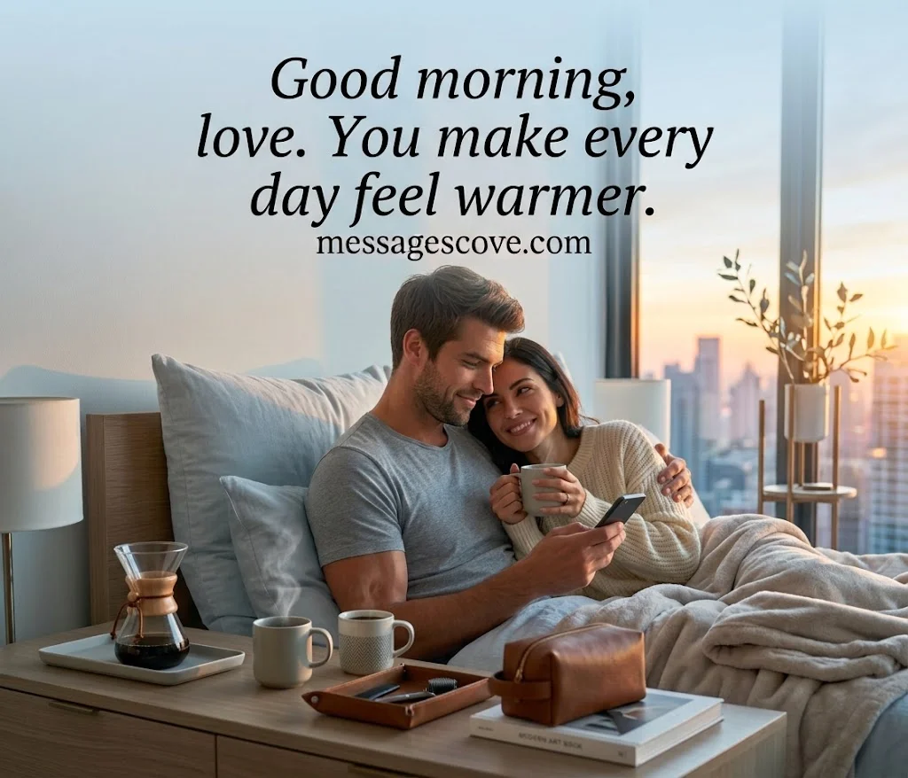 Romantic Good Morning Messages for Him