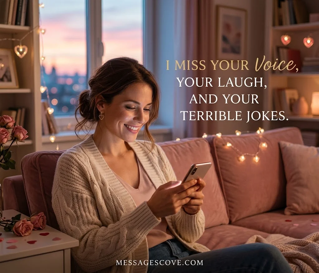 Short & Sweet Miss You Messages for Him to Text Right Now