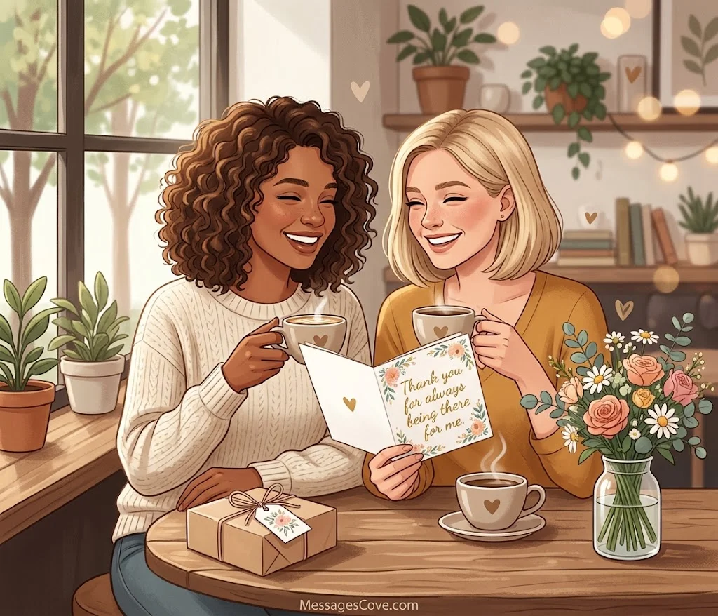 Short Thank You Messages for Friends