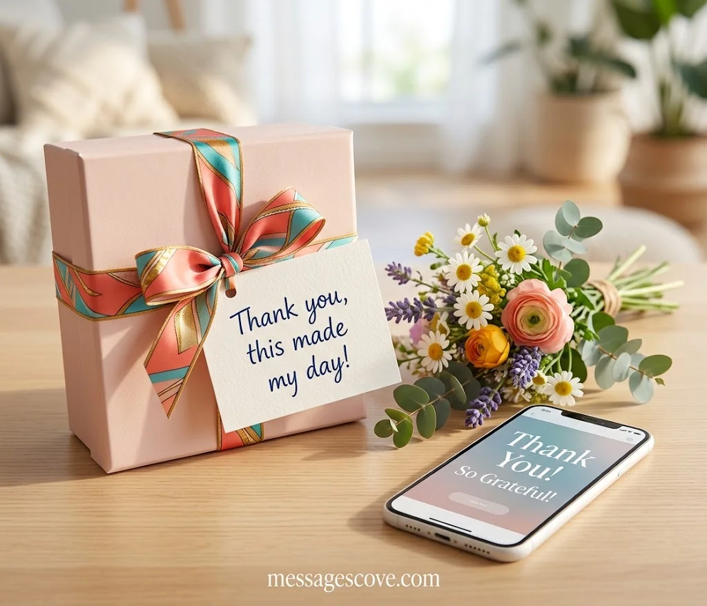 Short Thank You Messages for a Gift