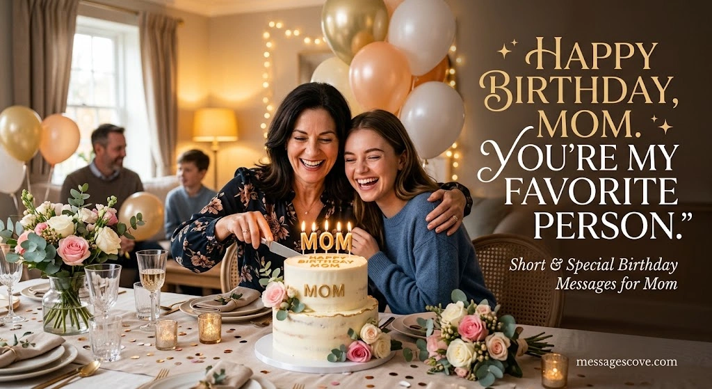Short and Special Birthday Messages for Mom