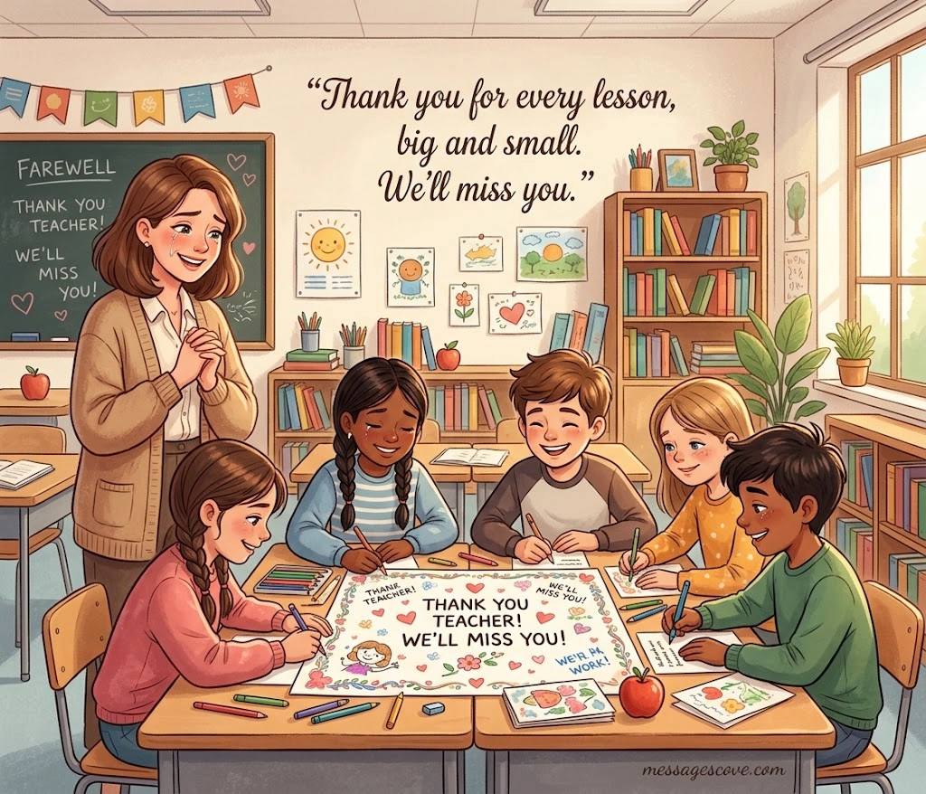 Short and Sweet Messages for Teachers Leaving