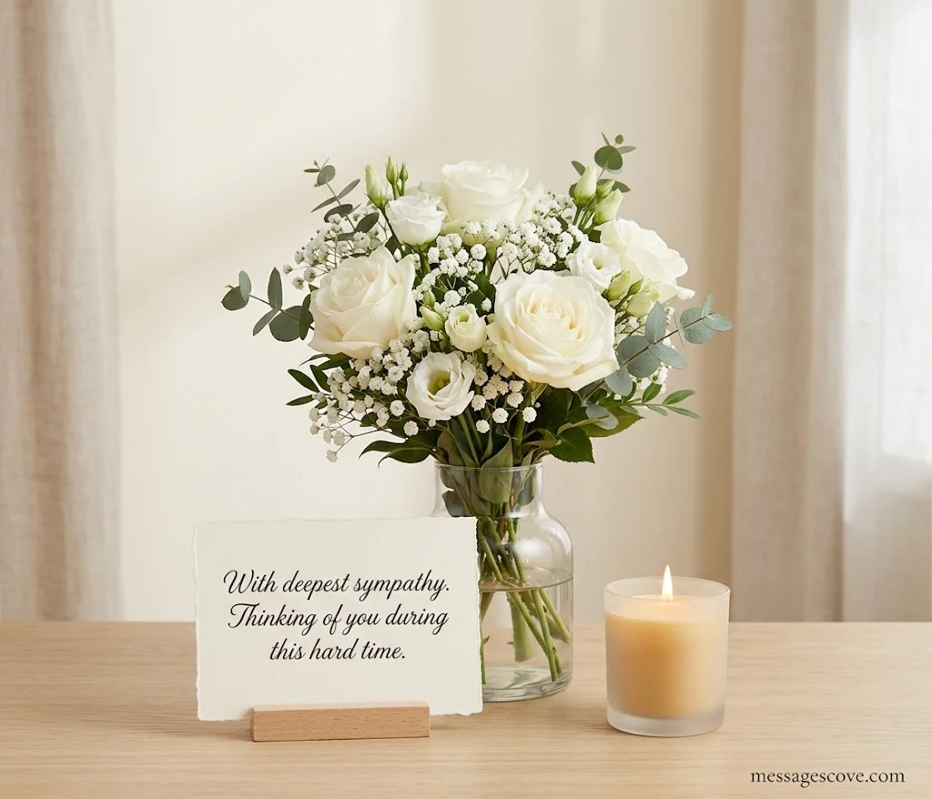 Sympathy Flower Messages for Every Loss