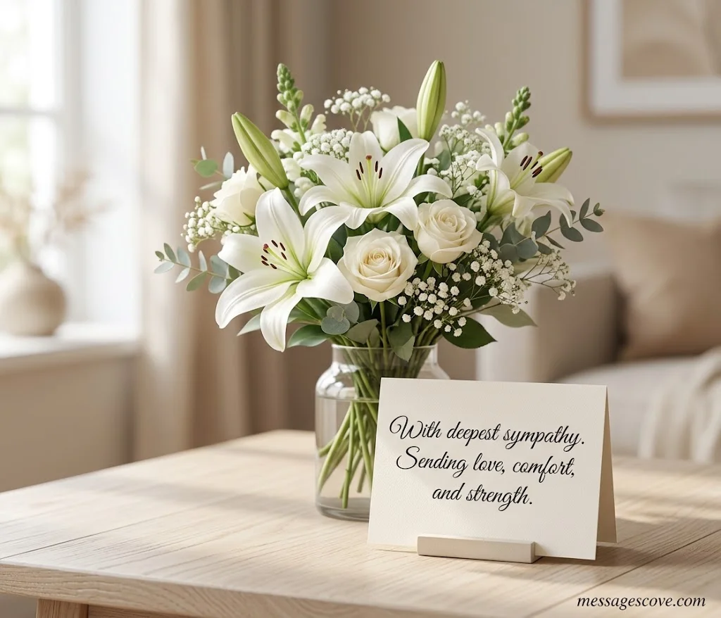 Sympathy Messages for Flowers 50+ Heartfelt Messages to Express Your Condolences