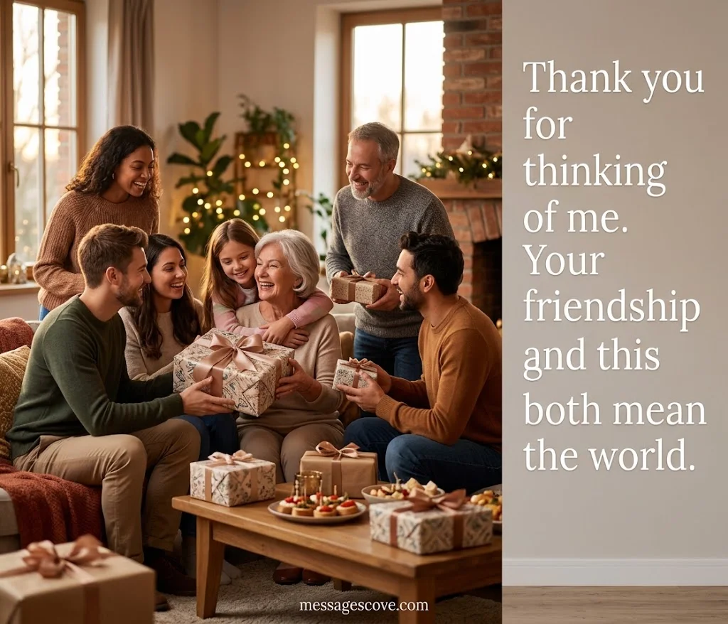Thank You for the Gift Messages by Relationship