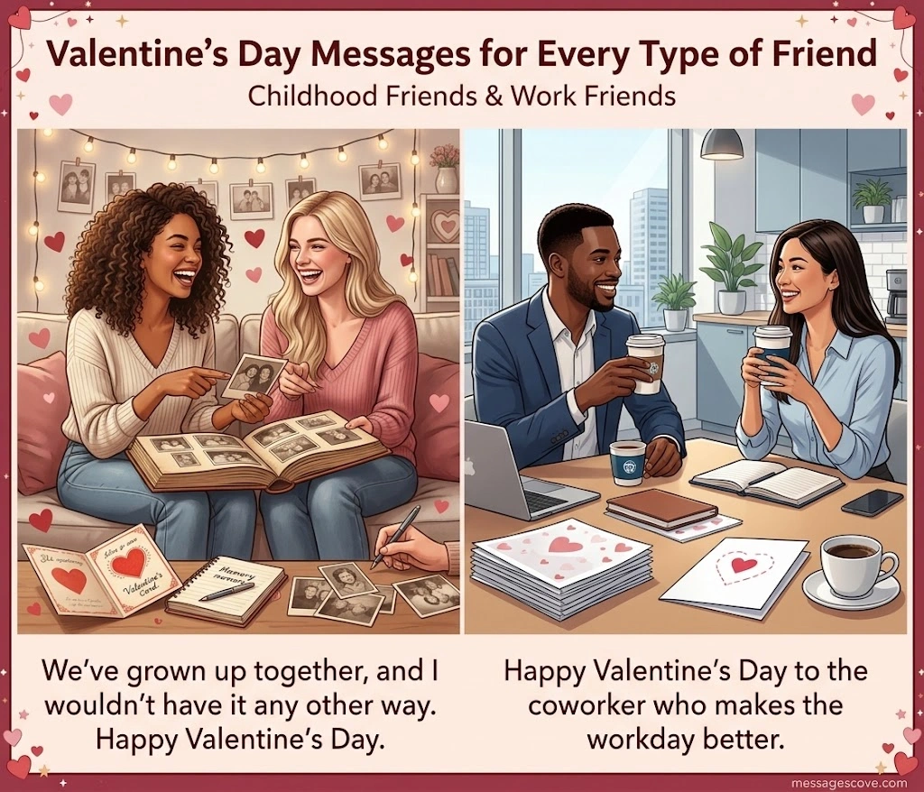 Valentine's Day Messages for Work Friends