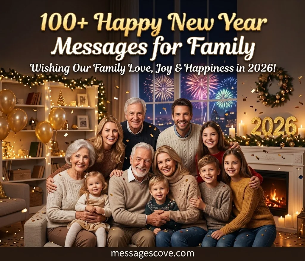 100+ Happy New Year Messages for Family to Share Love, Joy, and Warm Wishes With Your Loved Ones