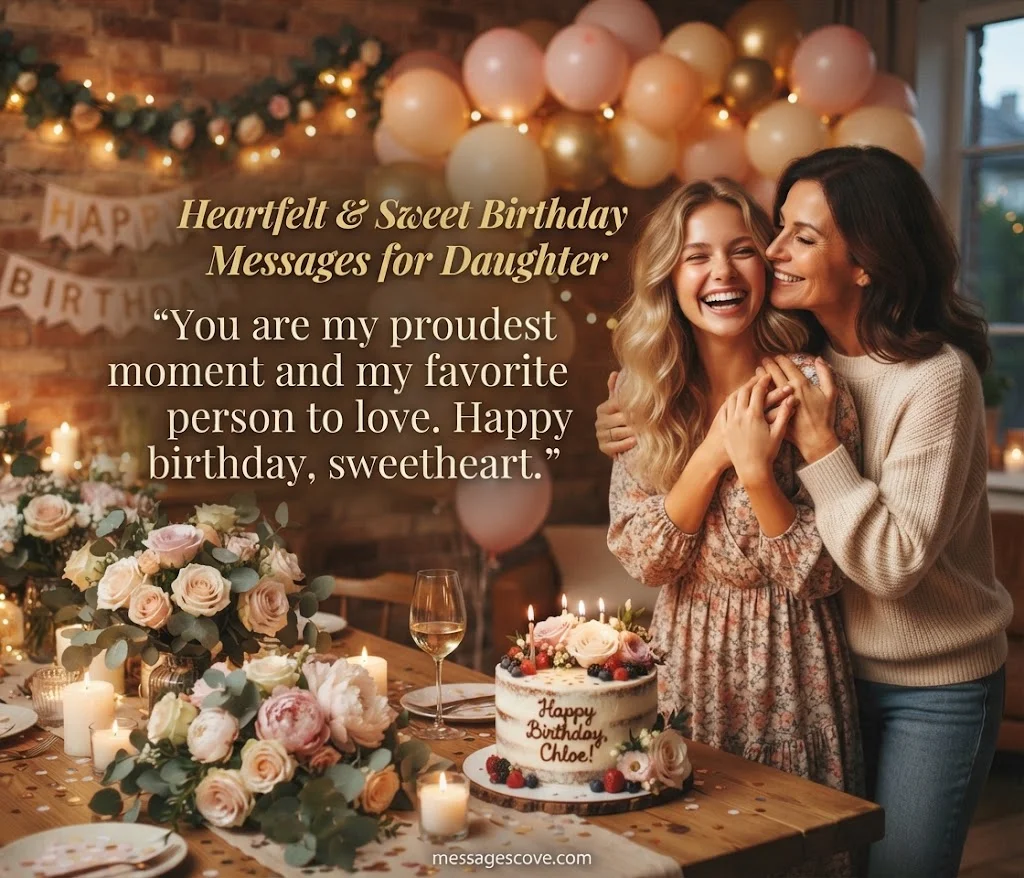 120+ Birthday Messages for Daughter Sweet, Heartfelt & Loving Wishes