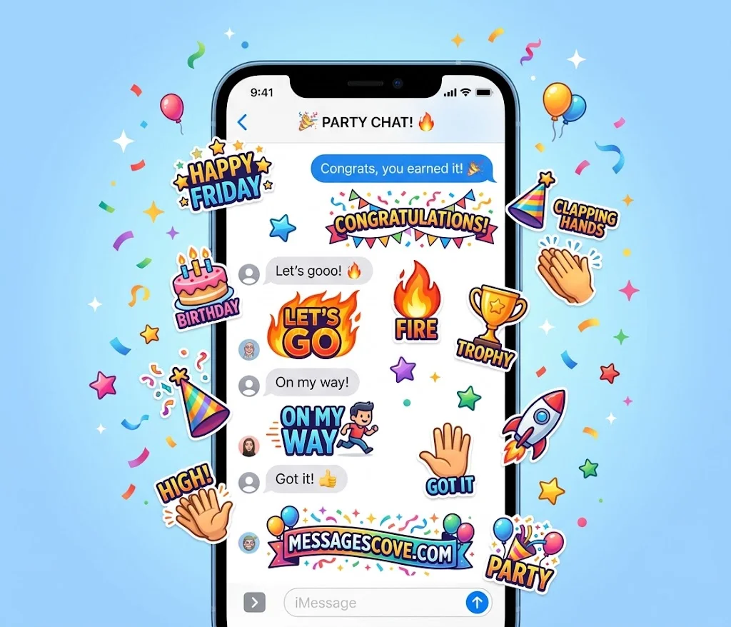 Best iMessage Stickers for Love, Hype & Everyday Chats (35 Stickers)