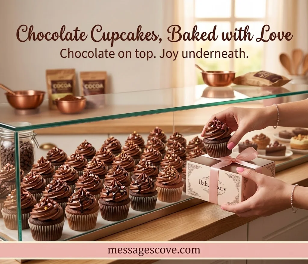 Cute Chocolate Cupcake Captions for Instagram