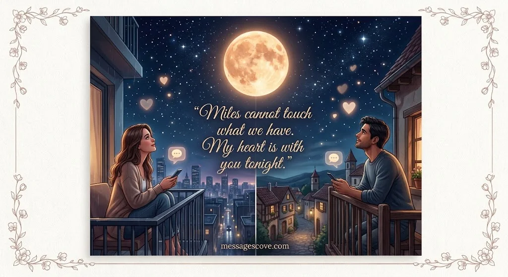 Deep and Long Distance Love Messages for Him