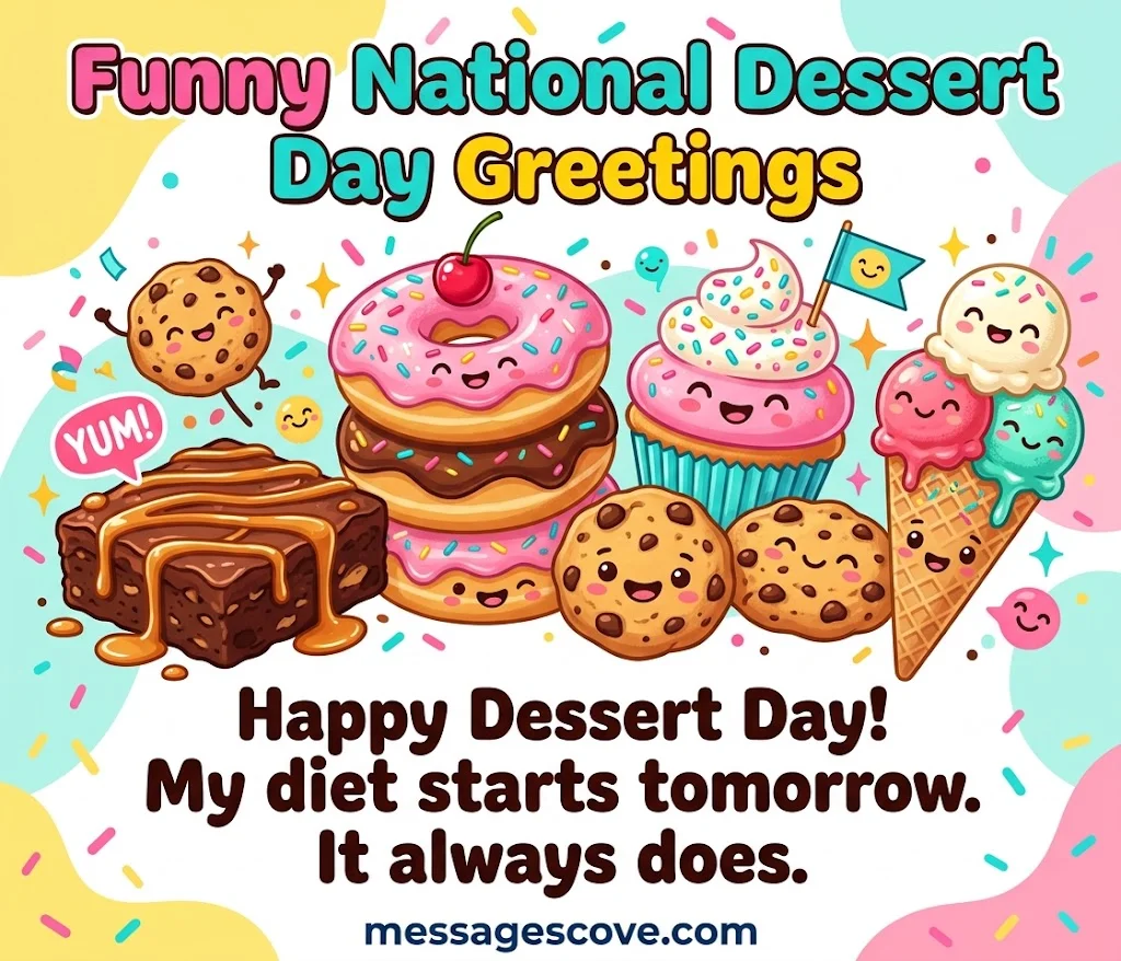 Flirty and Funny National Dessert Day Captions
