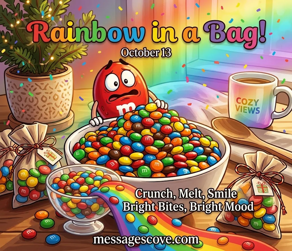 Funny National M&M Day Wishes and Quotes