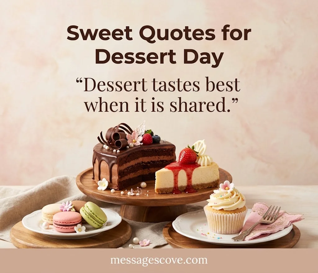 Happy National Dessert Day Wishes for Friends, Family and Coworkers