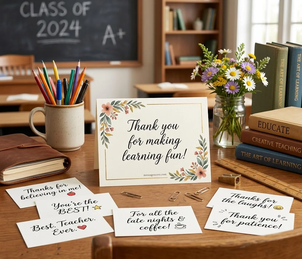 Heartfelt Thank You Messages for Teachers From Students and Parents