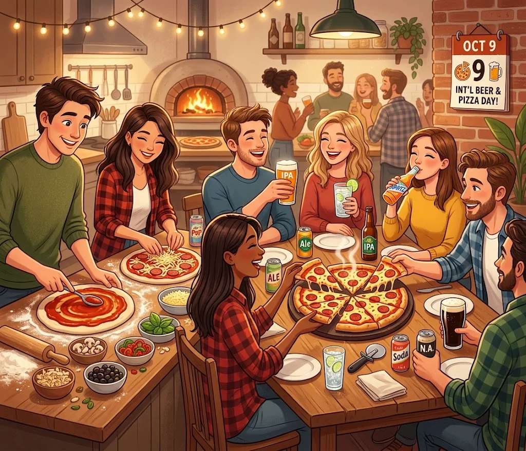 How to Celebrate International Beer and Pizza Day