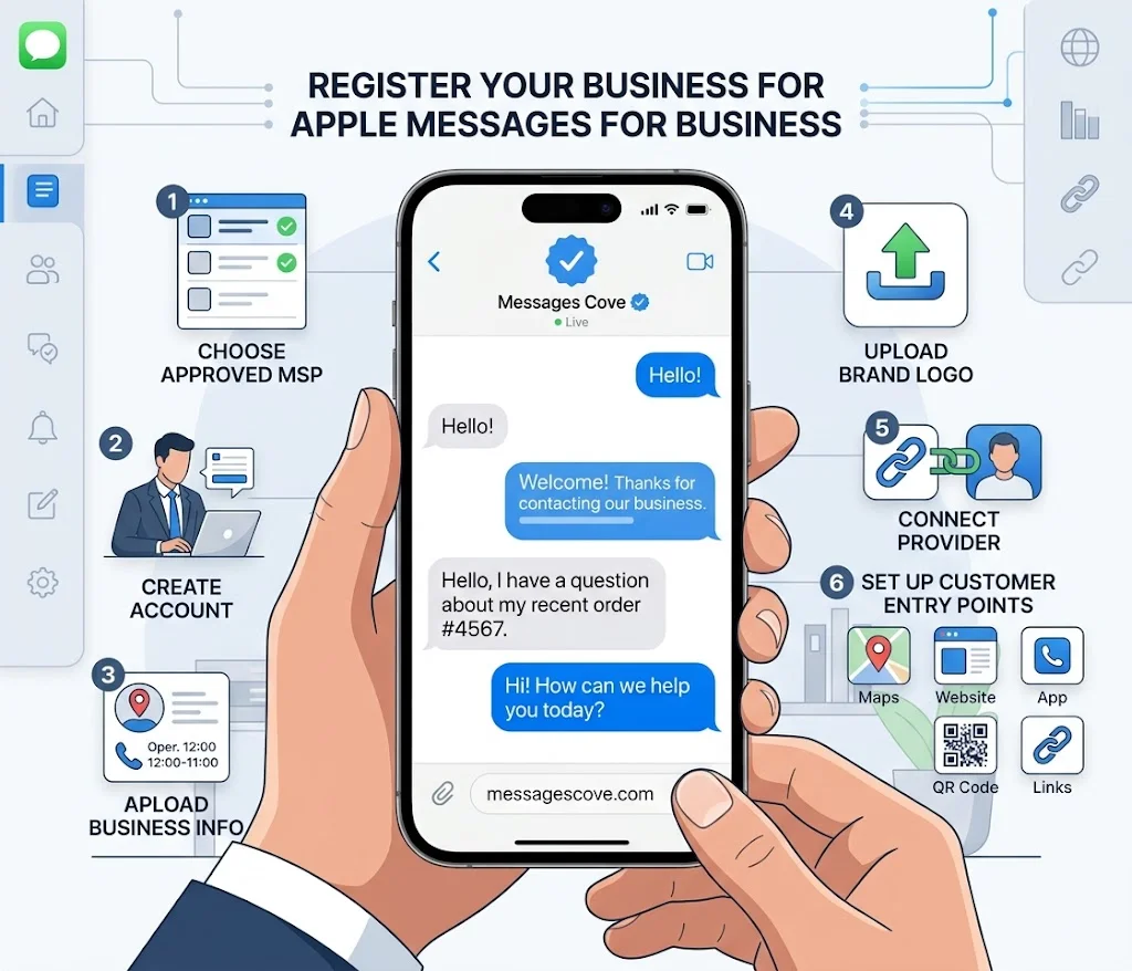 How to Register for Apple Messages for Business