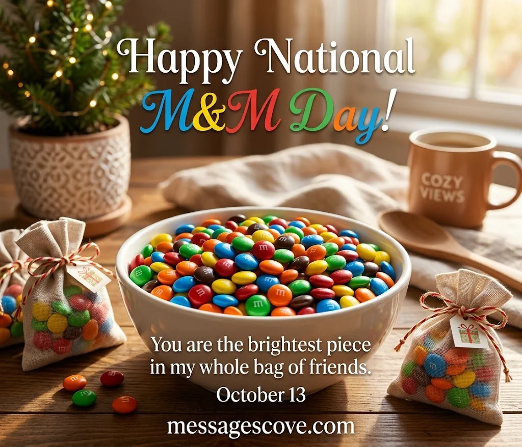 National M&M Day Messages 50+ Sweet, Funny & Colorful Wishes