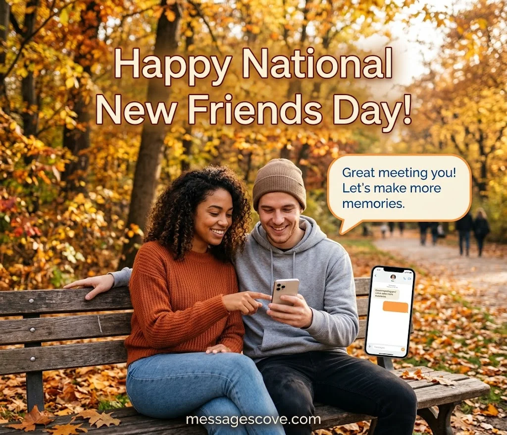 National New Friends Day Quotes and Wishes Short, Funny and Sweet