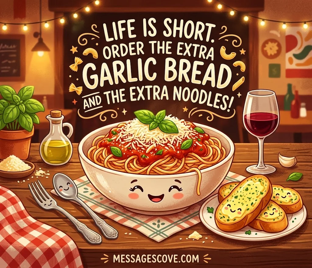 National Pasta Day Messages 100+ Funny Wishes, Quotes & Greetings for Pasta Lovers