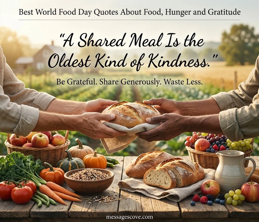 World Food Day Wishes and Greetings for Family, Friends and Teams