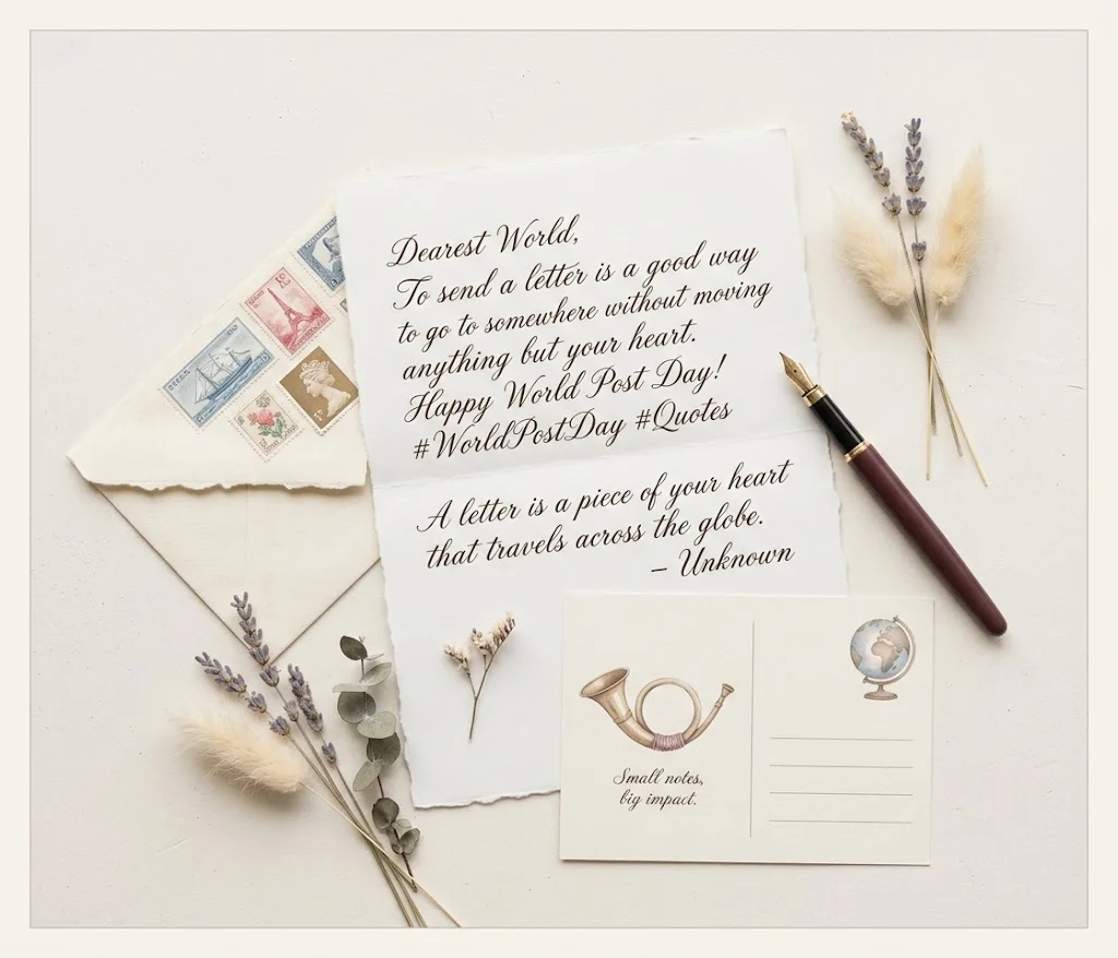 World Post Day Messages for Seniors and Neighbors