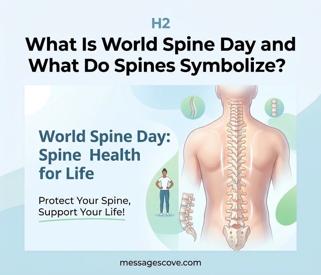 World Spine Day Captions and Social Media Posts